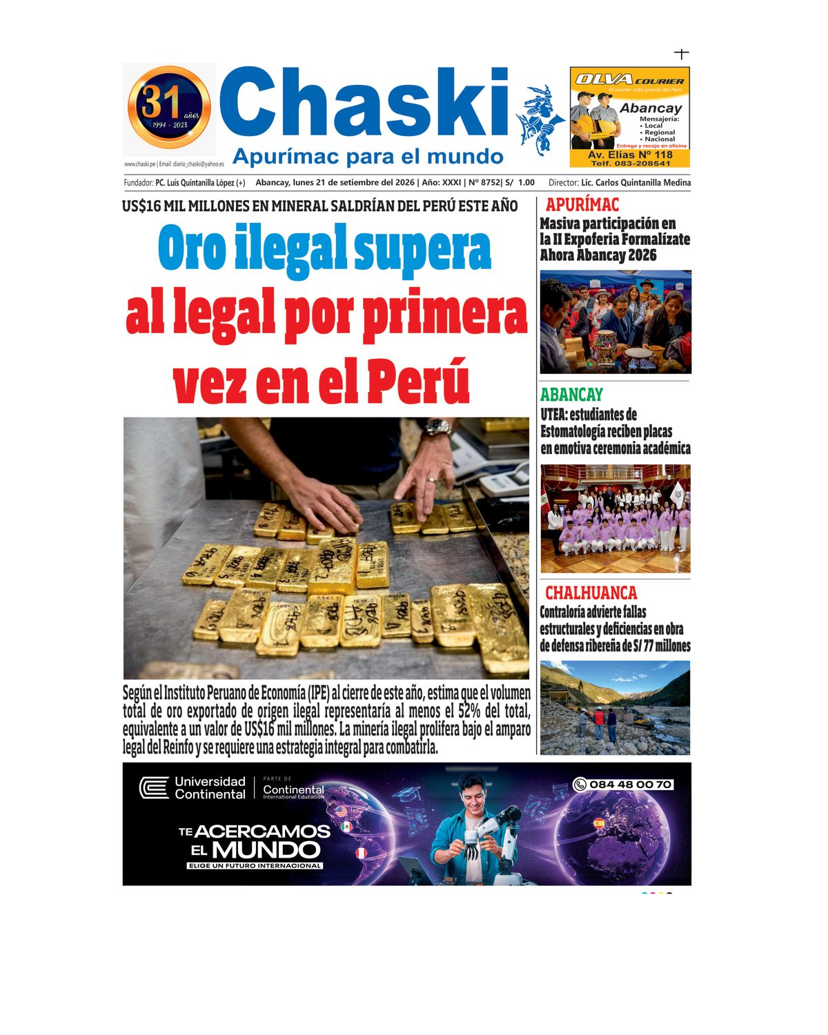 Página 1 - Diario Chaski