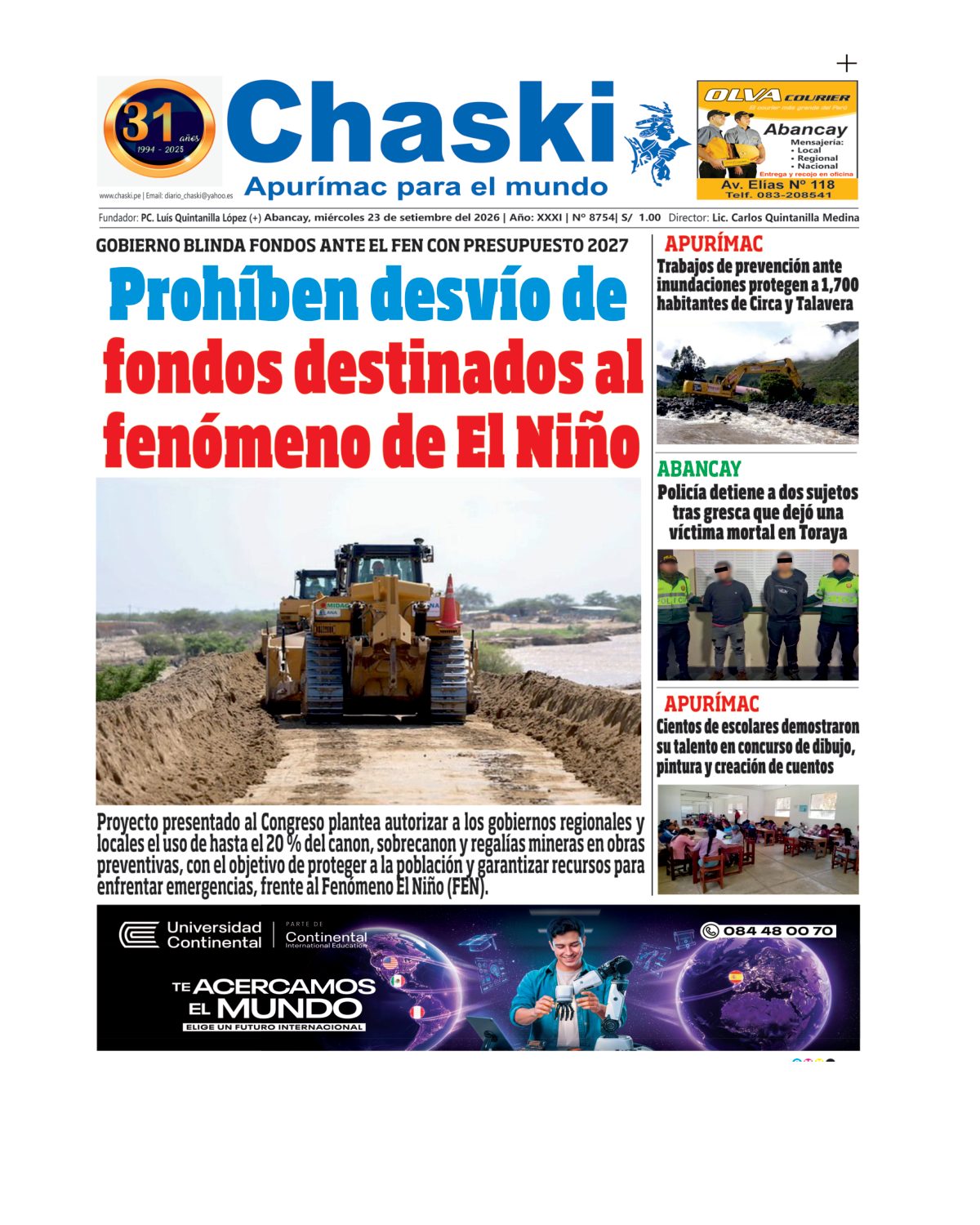 Página 1 - Diario Chaski