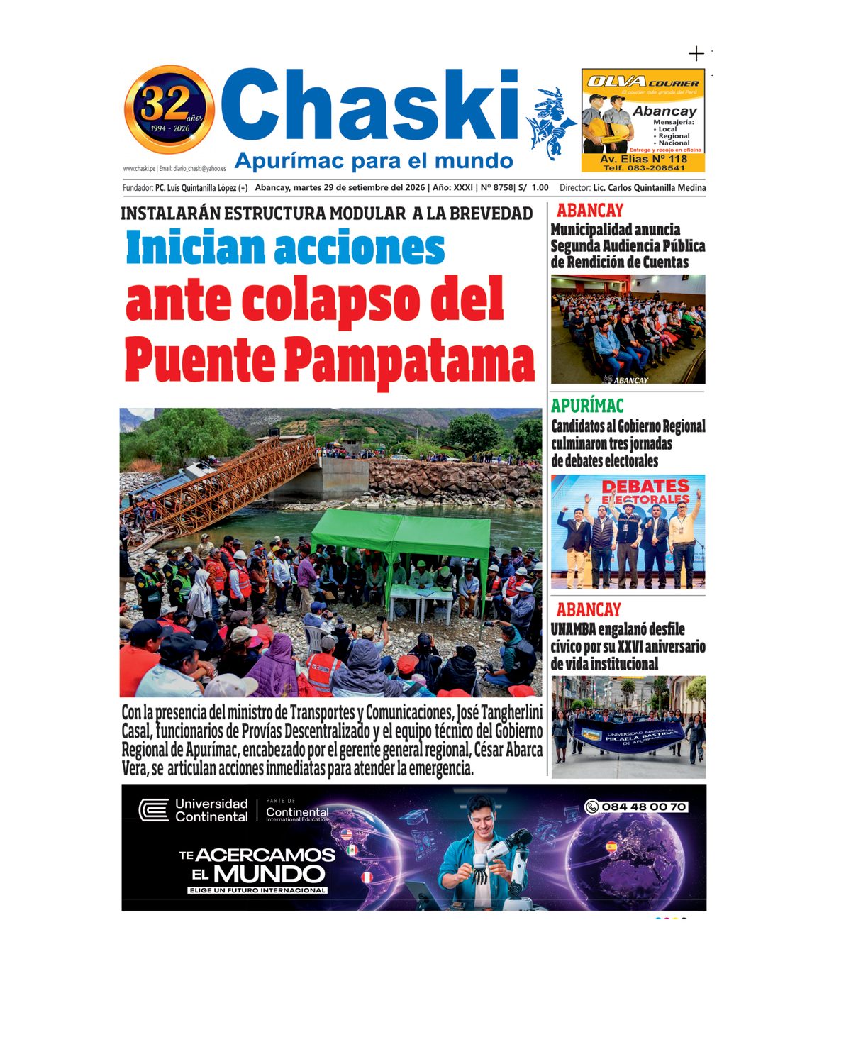 Página 1 - Diario Chaski