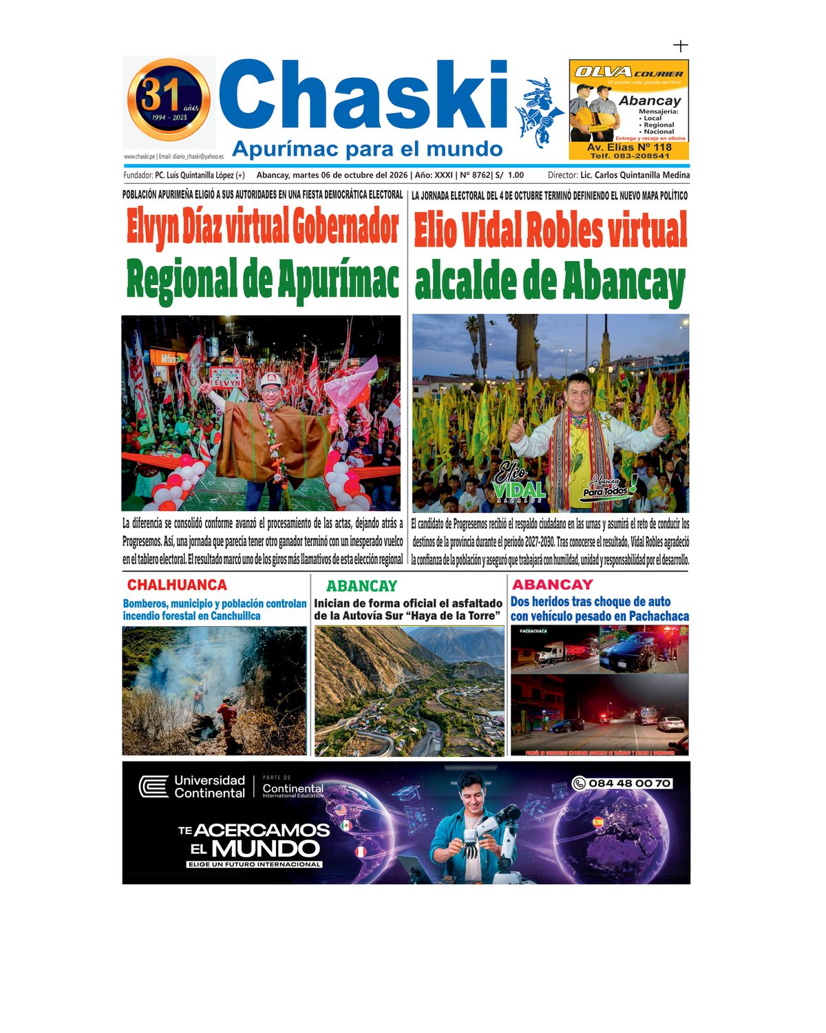 Página 1 - Diario Chaski