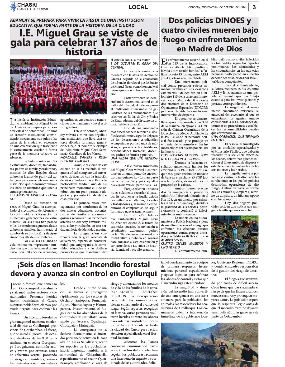 Página 3 - Diario Chaski