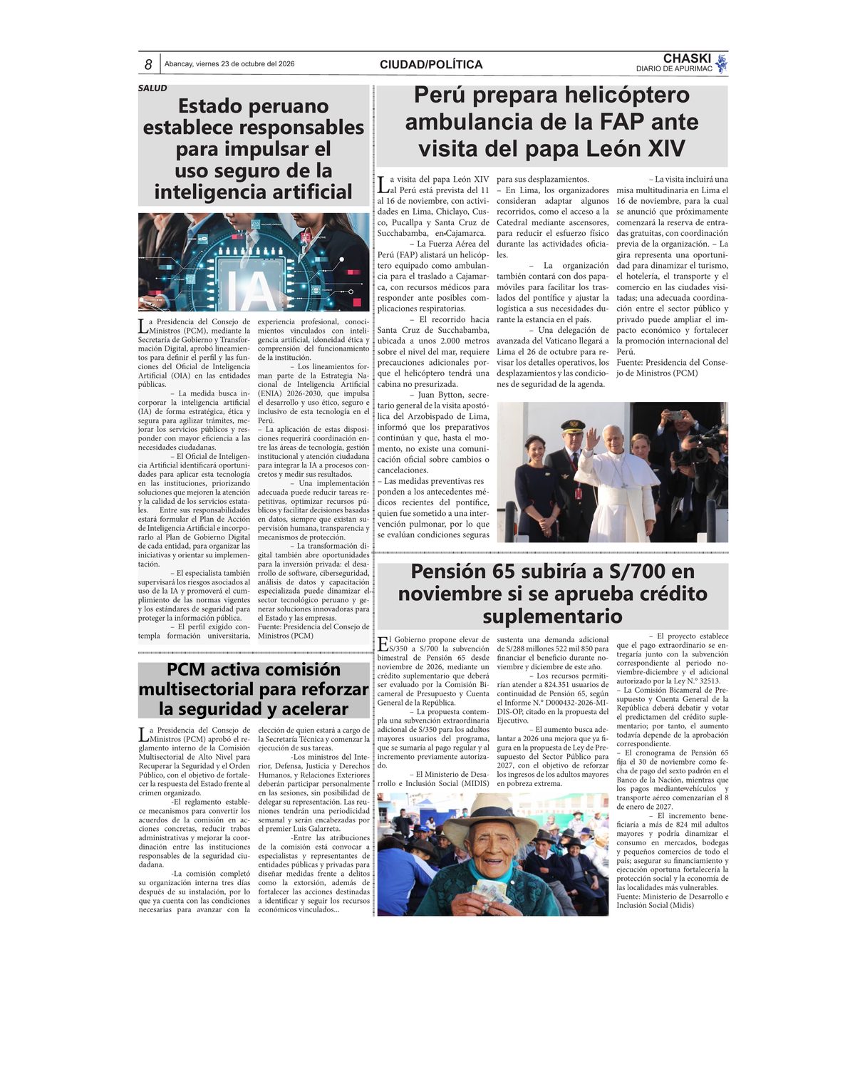 Página 8 - Diario Chaski