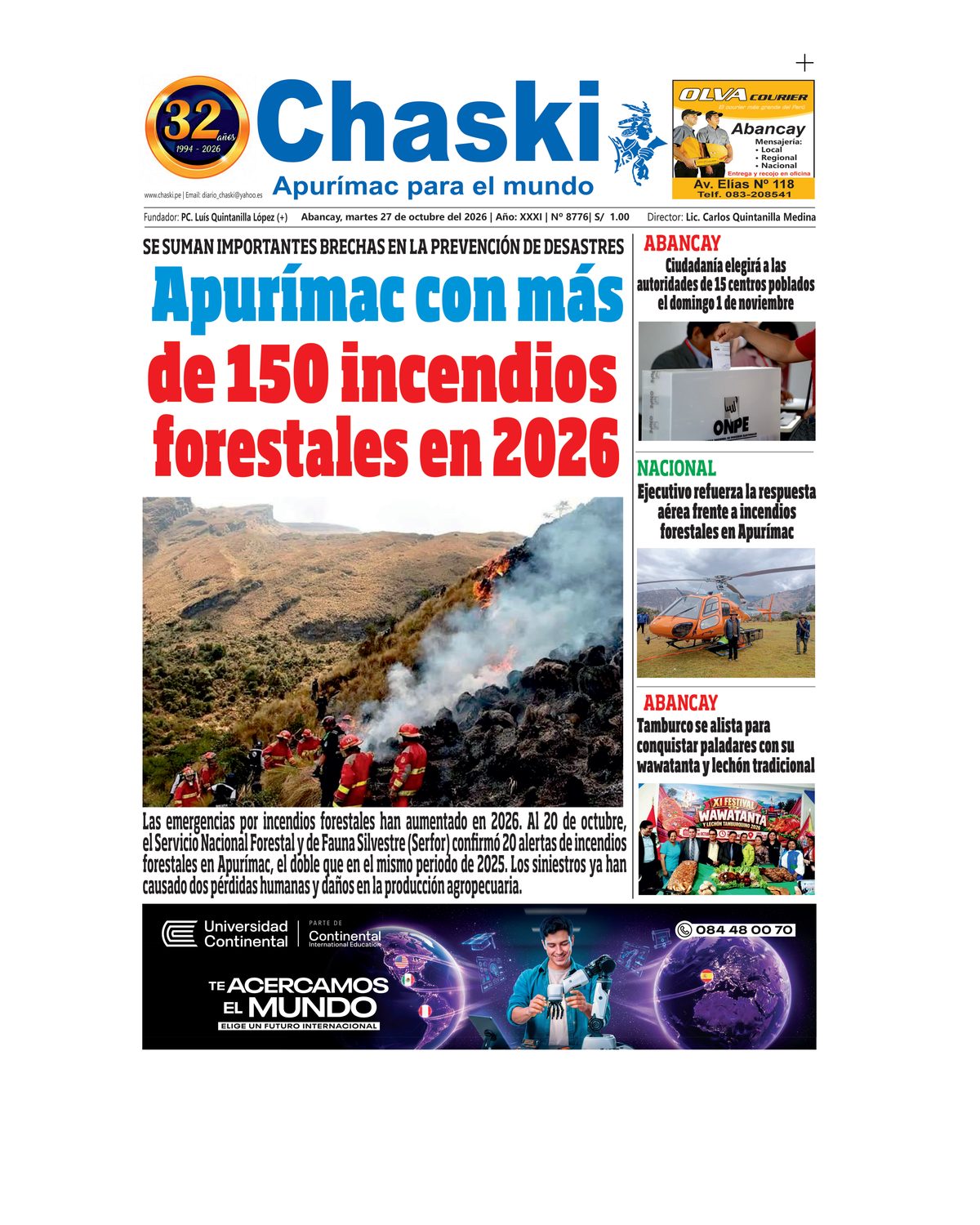 Página 1 - Diario Chaski