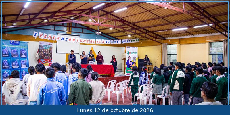 DRTPE Apurímac capacita a estudiantes en orientación vocacional, prevención del hostigamiento sexual laboral y gestión del riesgo de desastres