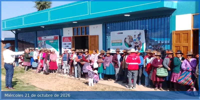 Caravana multisectorial benefició a cerca de 1,000 pobladores de Sorcco y Acpitan en Coyllurqui