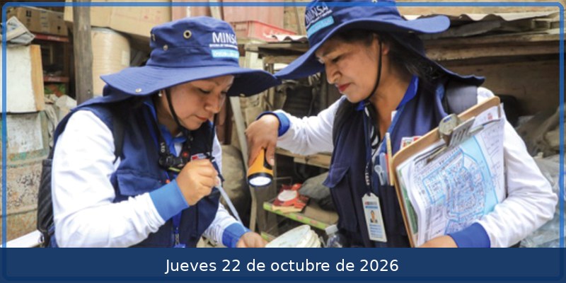 MINSA alerta por riesgo sanitario ante El Niño 2026-2027: dengue y leptospirosis aumentan con fuerza