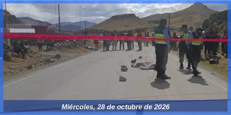 Menor de 10 años muere en accidente entre motocicleta y camioneta en Challhuahuacho