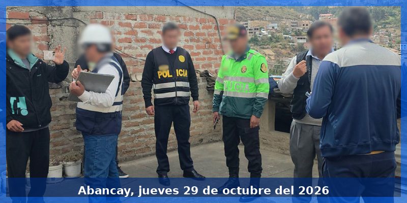 Policía y MTC incautan antenas de telecomunicaciones durante operativo en Andahuaylas