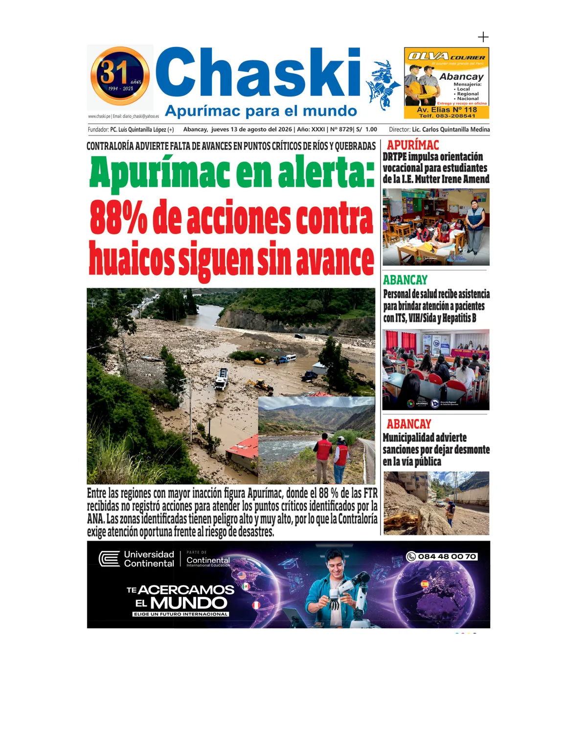 Edición Impresa - Portada