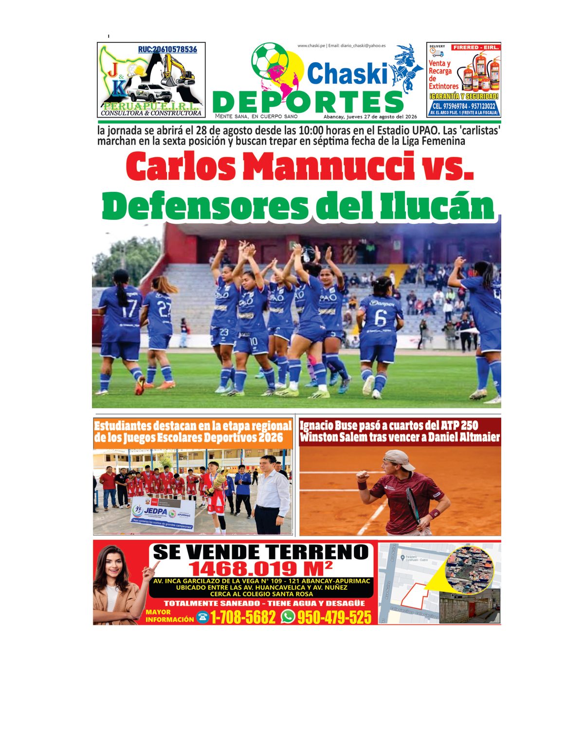 Edición Impresa - Deporte
