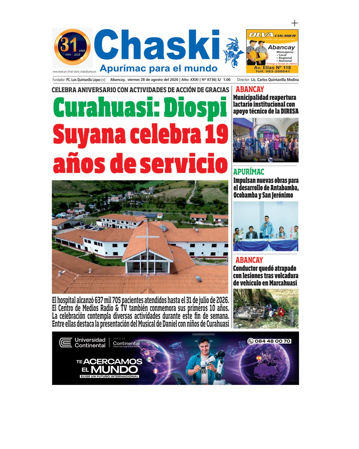 Edición Impresa - Portada