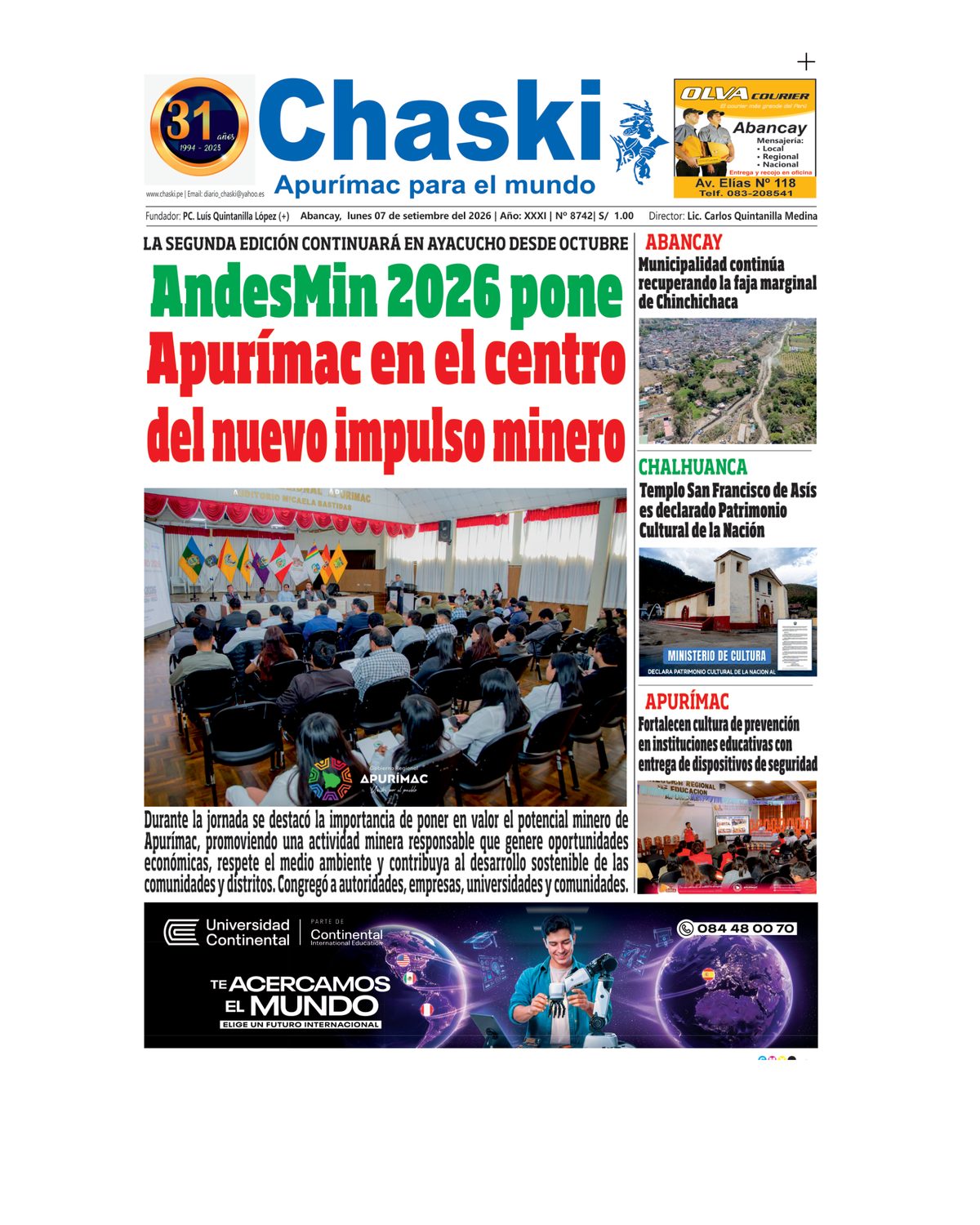 Edición Impresa - Portada