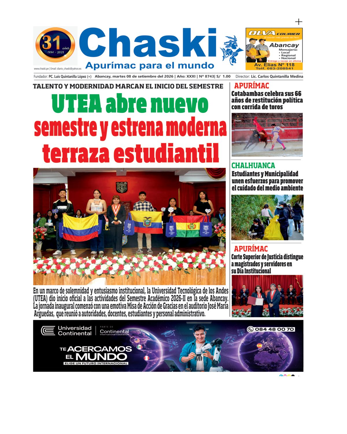 Edición Impresa - Portada