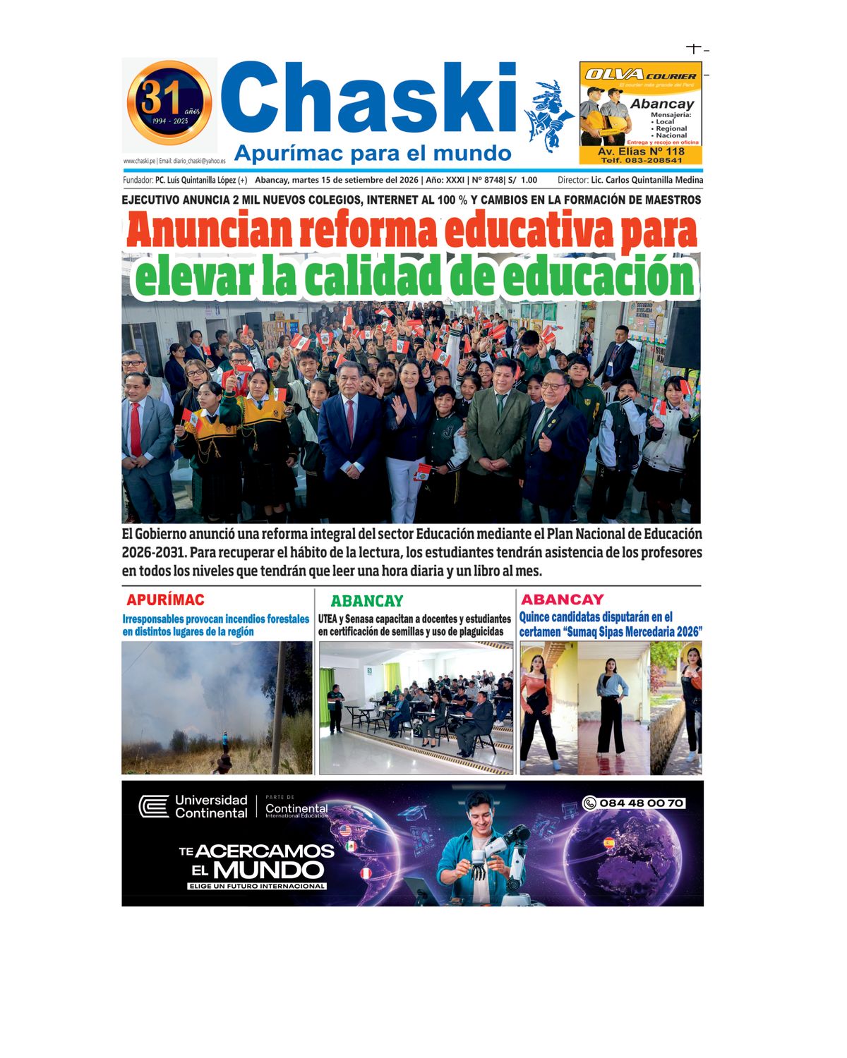 Edición Impresa - Portada