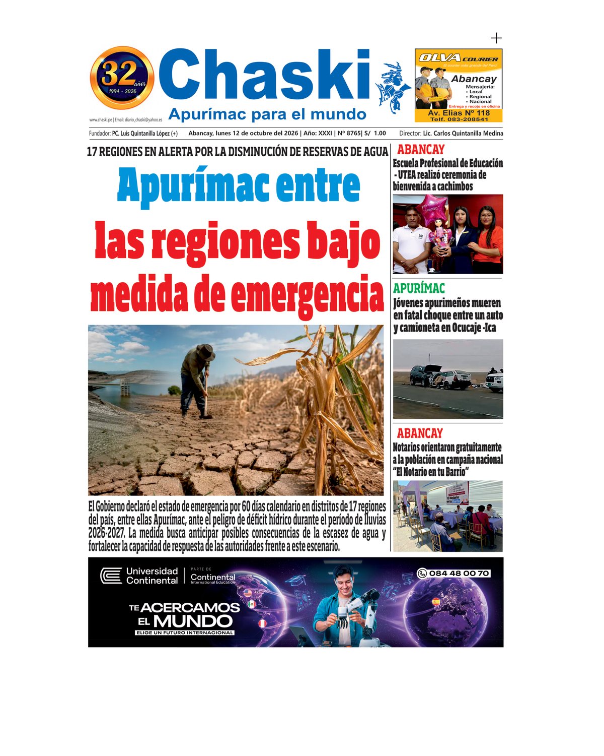 Edición Impresa - Portada
