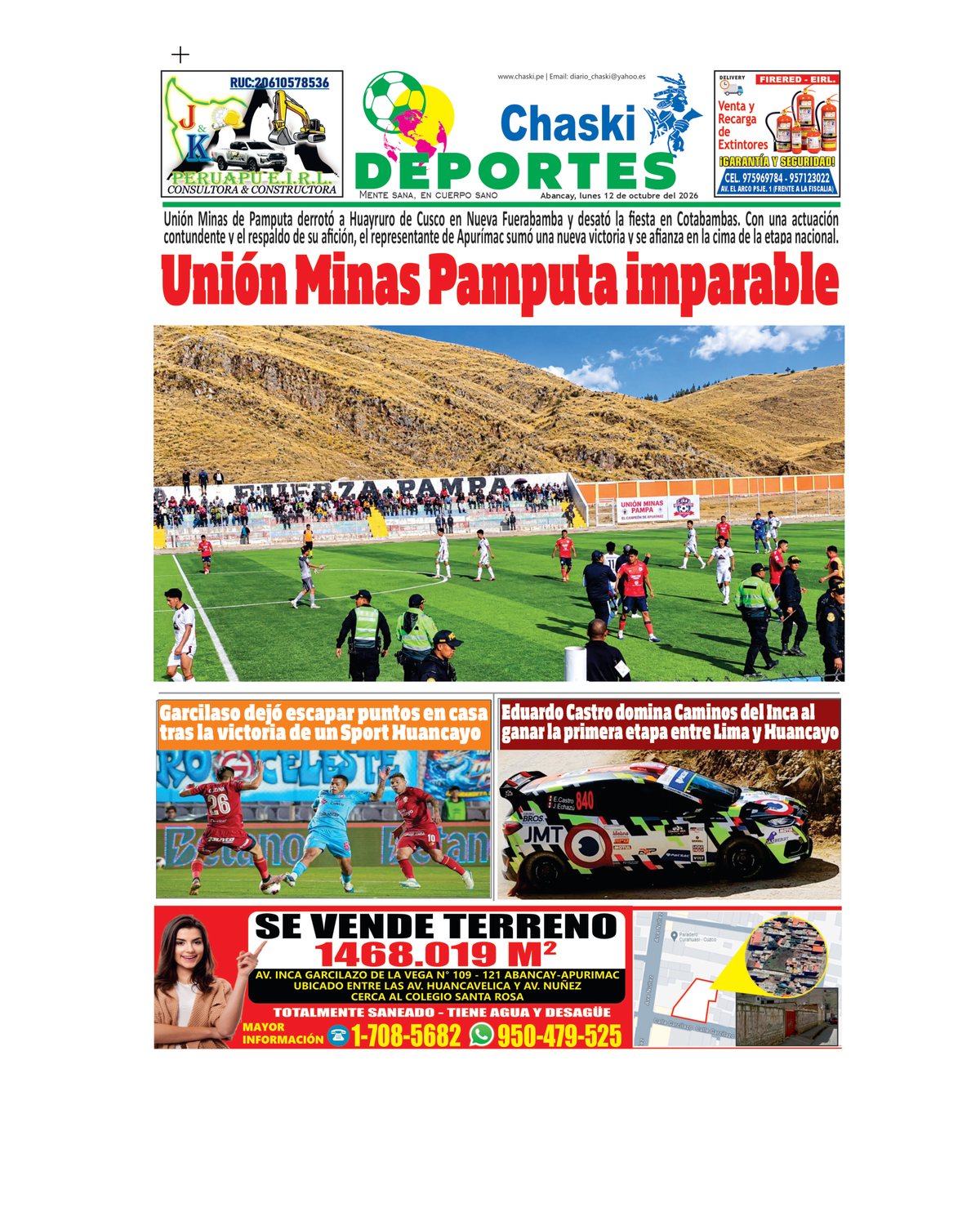 Edición Impresa - Deporte