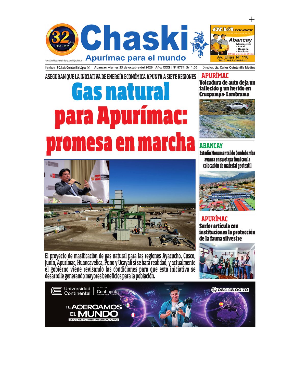 Edición Impresa - Portada