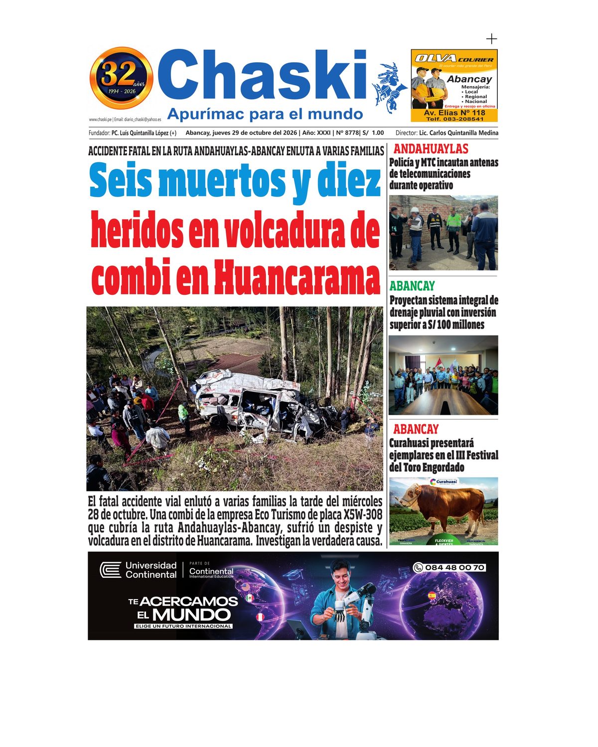 Edición Impresa - Portada